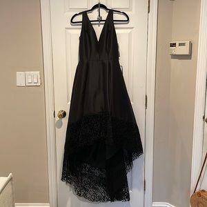 Betsy & Adam dress! Size 6 Never worn. Dramatic and elegant. Super flattering!